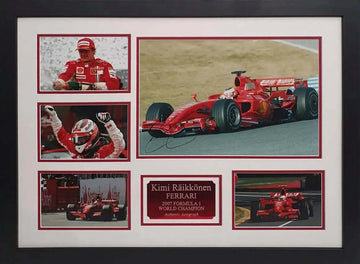 Signed Formula 1 Memorabilia Professionally Framed - Darling Picture Framing Essex
