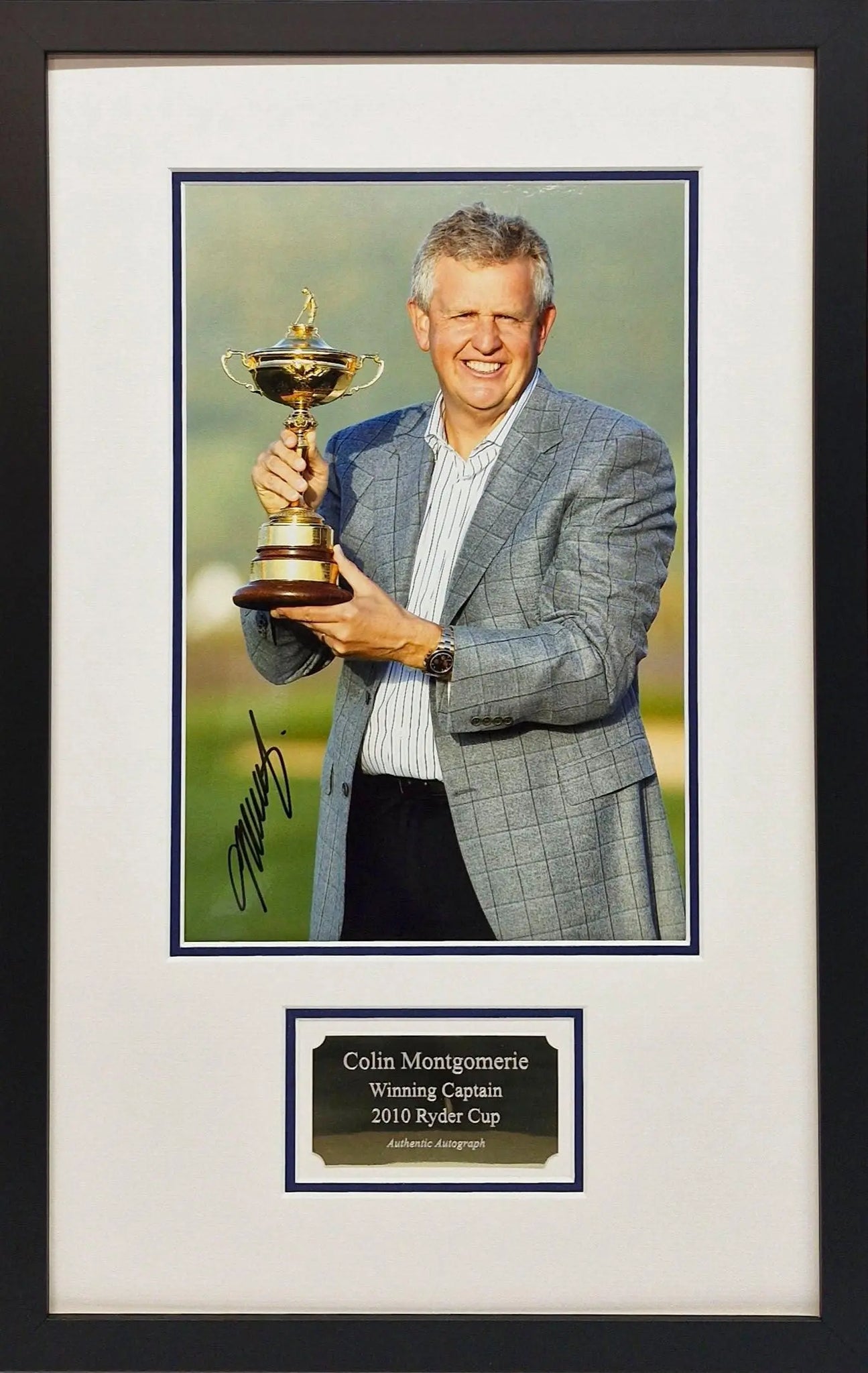 Colin Montgomerie Signed Photo - Framed with COA - Darling Picture Framing
