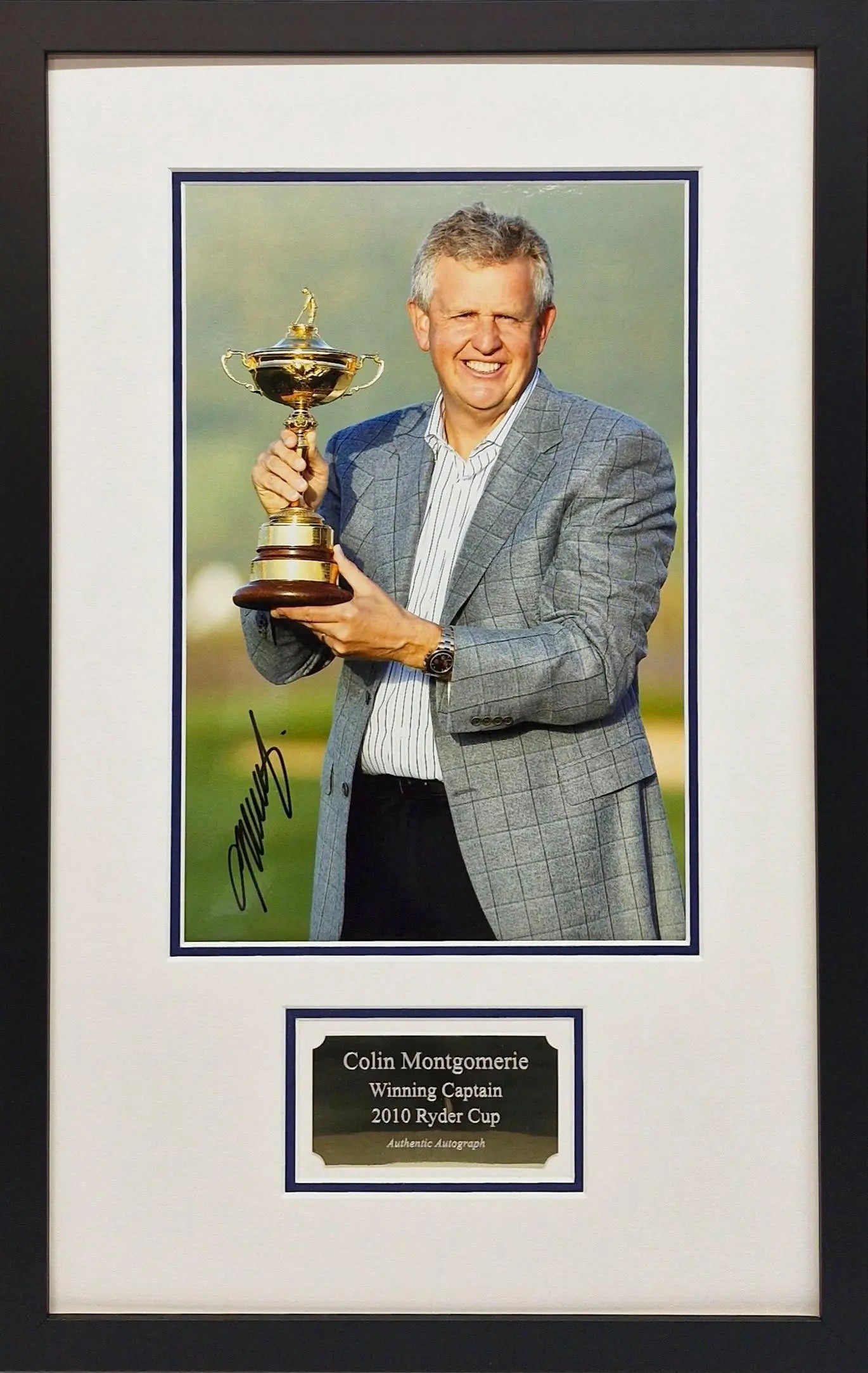Colin Montgomerie Signed Photo - Framed with COA - Darling Picture Framing