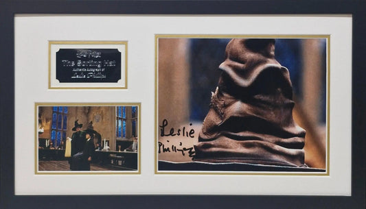 Leslie Phillips Signed The Sorting Hat Harry Potter Photo - Framed with COA - Darling Picture Framing