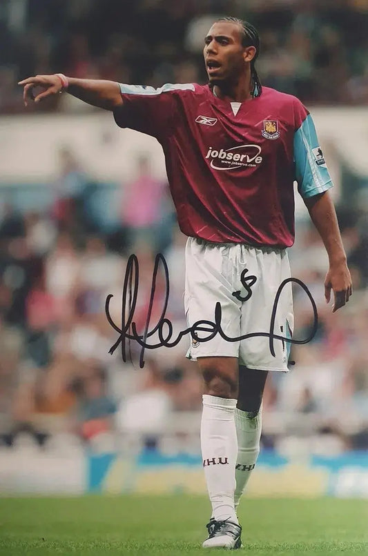 Anton Ferdinand Signed West Ham United Photo. - Darling Picture Framing