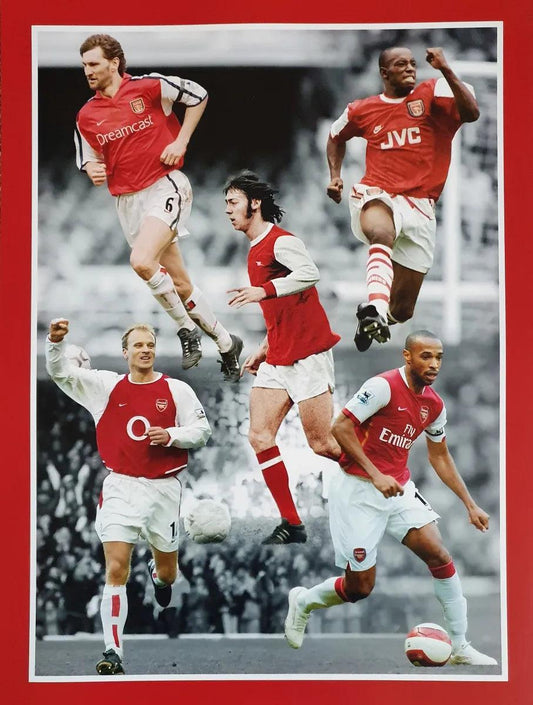 Arsenal Legends unsigned Photo. - Darling Picture Framing