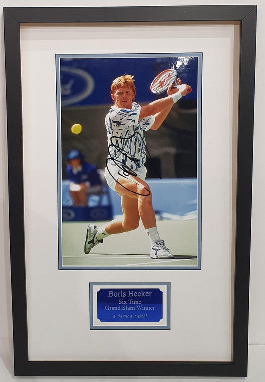 Boris Becker Signed Photo Framed. - Darling Picture Framing