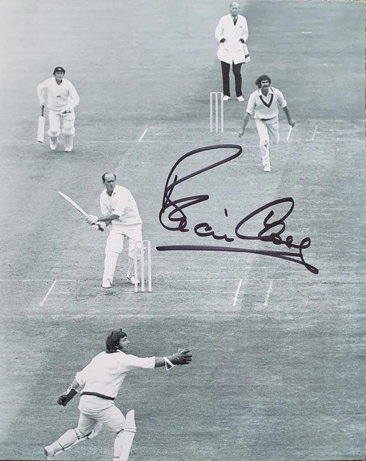 Brian Close Signed England Cricket Photo - Darling Picture Framing