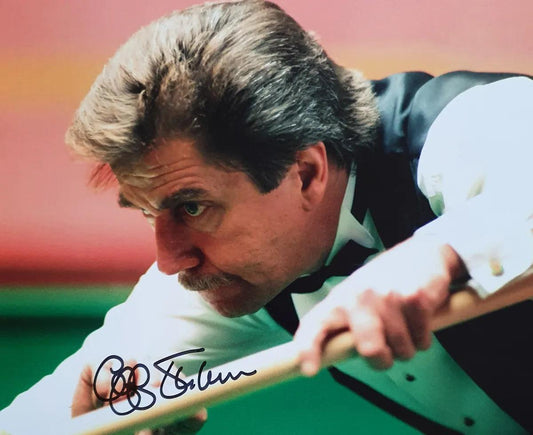 Cliff Thorburn Signed Snooker Photo. - Darling Picture Framing