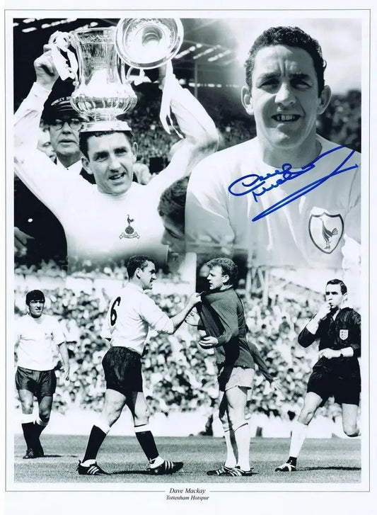 Dave Mackay Signed Spurs Photo - Darling Picture Framing