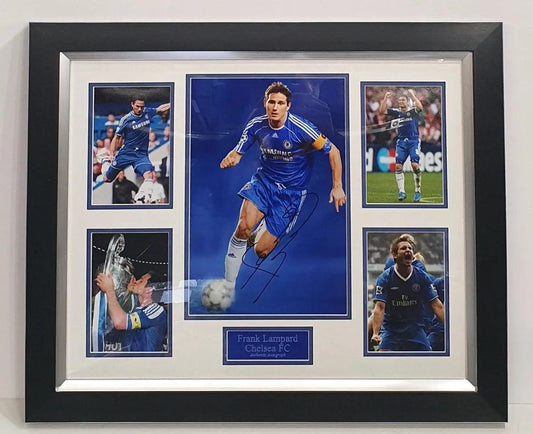 Frank Lampard Signed Chelsea Photo Framed - Darling Picture Framing