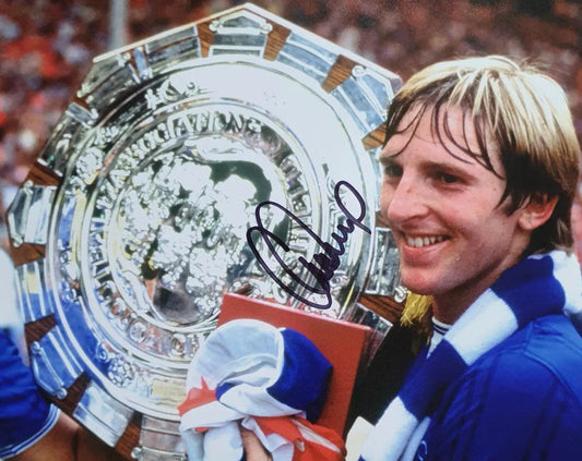 Gary Stevens Signed Everton Photo. - Darling Picture Framing
