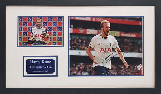 Harry Kane Signed Spurs Photo Framed. Darling Picture Framing