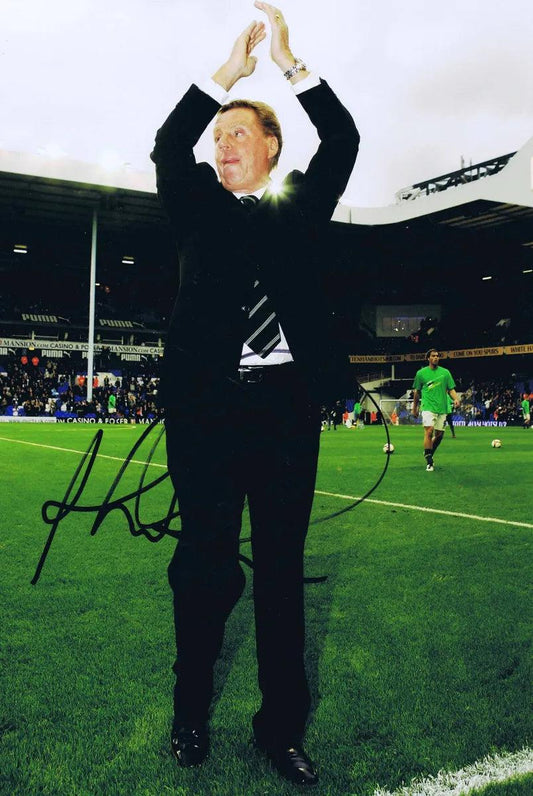 Harry Redknapp Signed Spurs Photo. - Darling Picture Framing