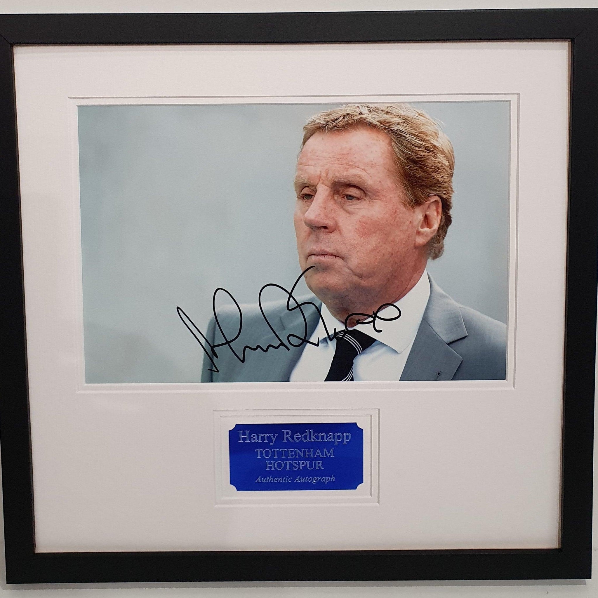 Harry Redknapp Signed Spurs Photo Framed. - Darling Picture Framing