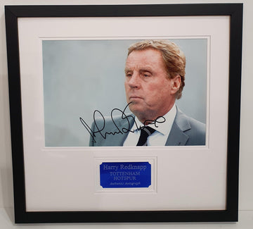 Harry Redknapp Signed Spurs Photo Framed. - Darling Picture Framing