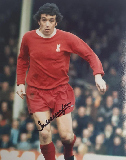 Ian Callaghan Signed Liverpool Photo - Darling Picture Framing