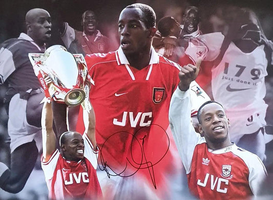 Ian Wright Signed Arsenal Photo. - Darling Picture Framing