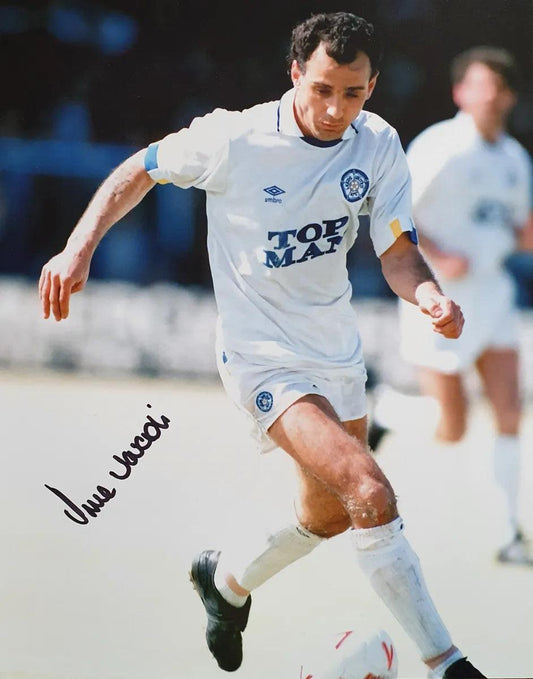 Imre Varadi Signed Leeds Photo. - Darling Picture Framing