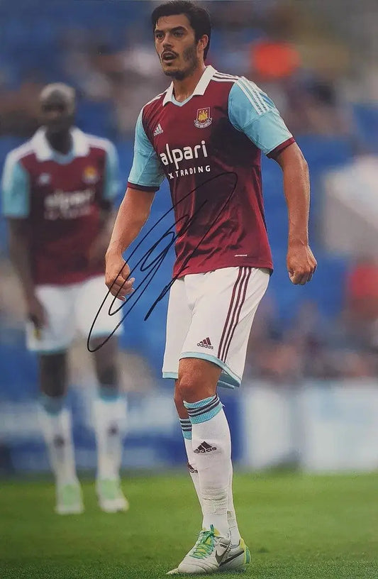 James Tomkins Signed West Ham United Photo. - Darling Picture Framing