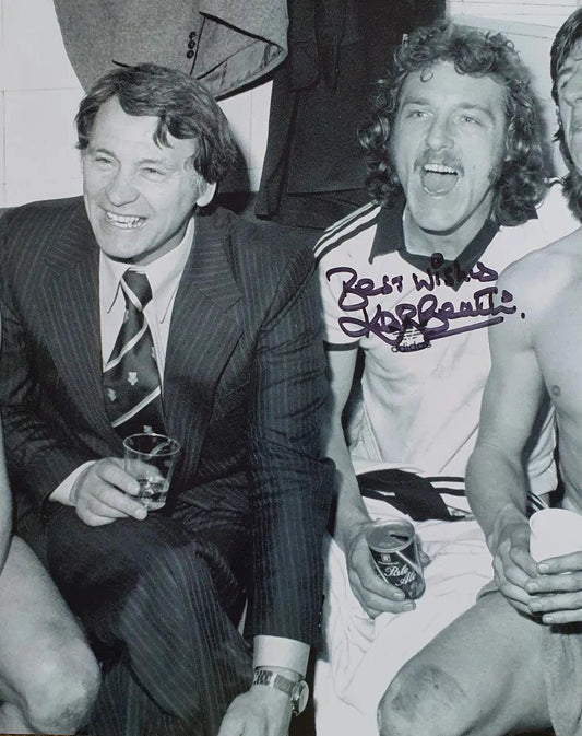 Kevin Beattie Hand Signed Ipswich Town Photo. - Darling Picture Framing