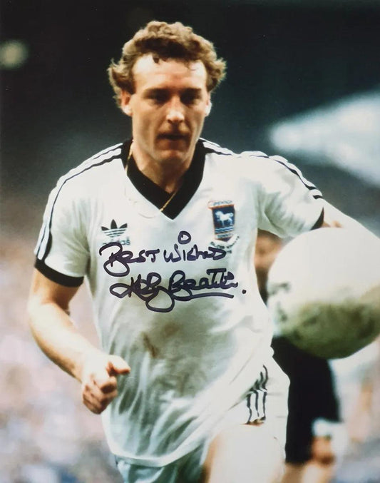 Kevin Beattie Signed Ipswich Town Photo. - Darling Picture Framing