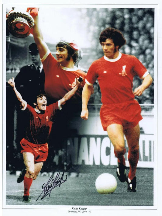 Kevin Keegan Signed Liverpool Photo. - Darling Picture Framing