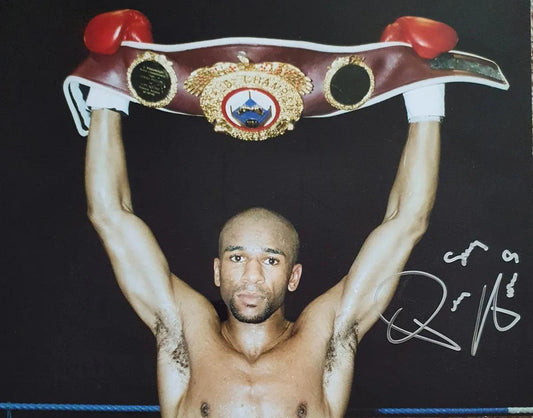 Paul Silky Jones Signed Boxing Photo. - Darling Picture Framing