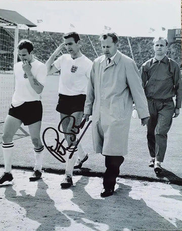 Peter Swan Signed England Photo. - Darling Picture Framing