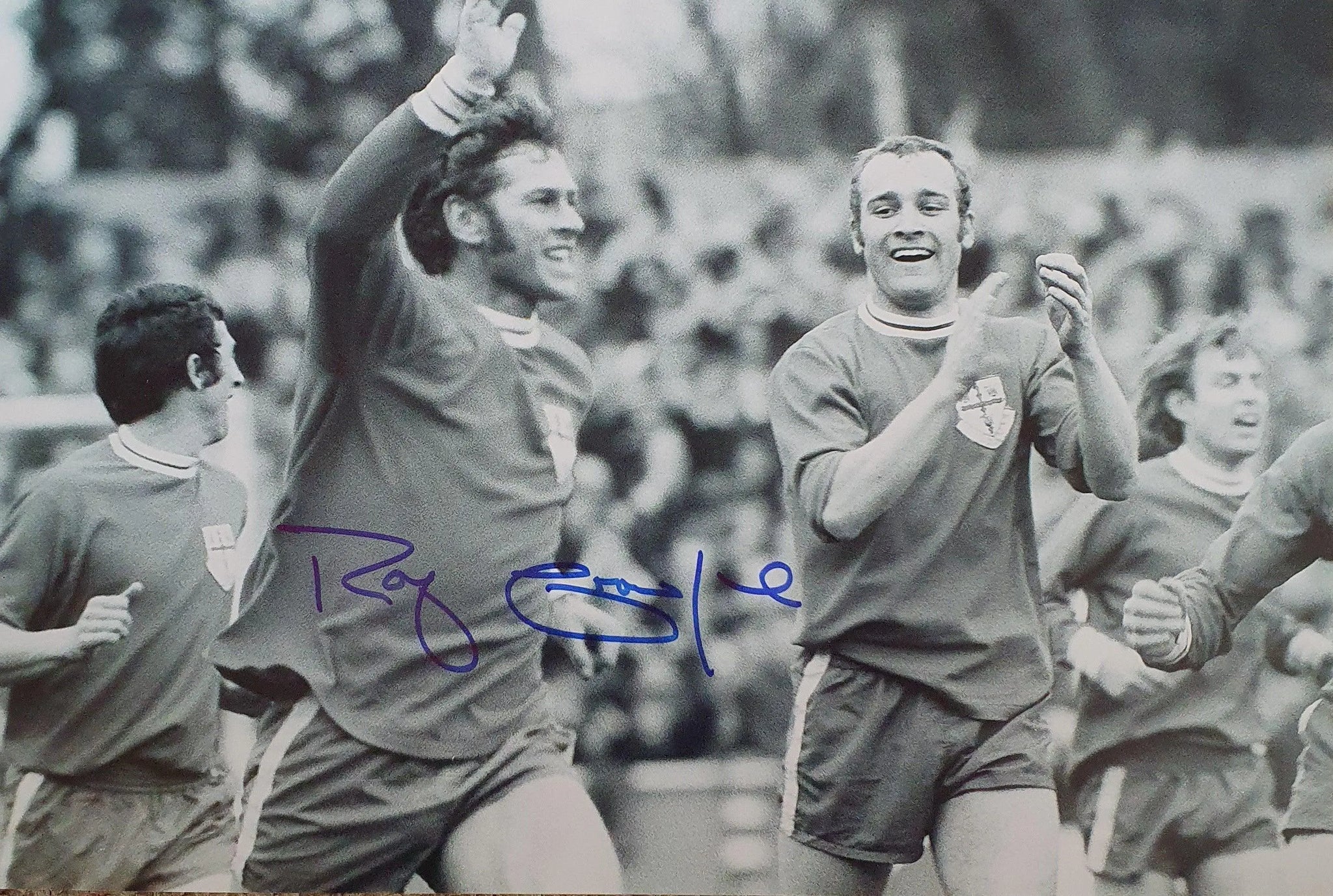 Ray Crawford Signed Ipswich Town Photo with COA - Darling Picture Framing