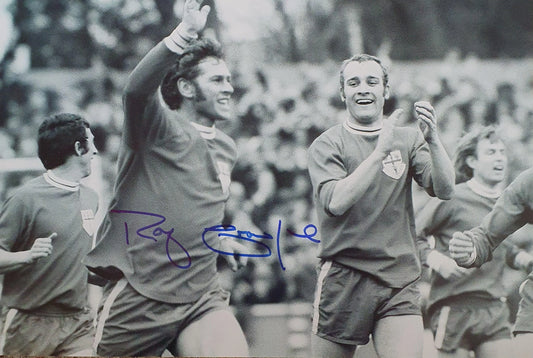 Ray Crawford Signed Ipswich Town Photo with COA - Darling Picture Framing