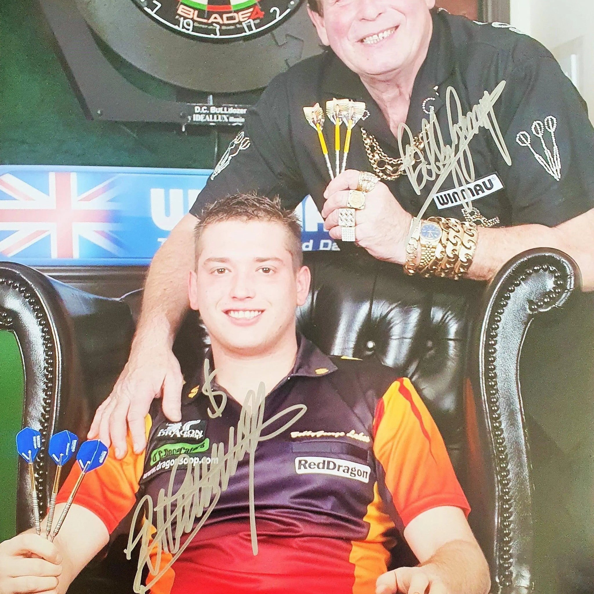 Richie & Bobby George Signed Photo with COA - Darling Picture Framing
