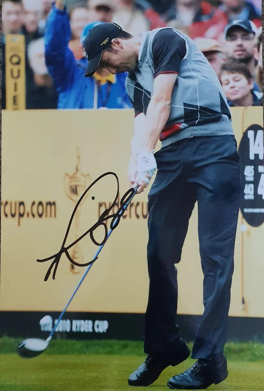 Ross Fisher Signed Golf Photo. - Darling Picture Framing