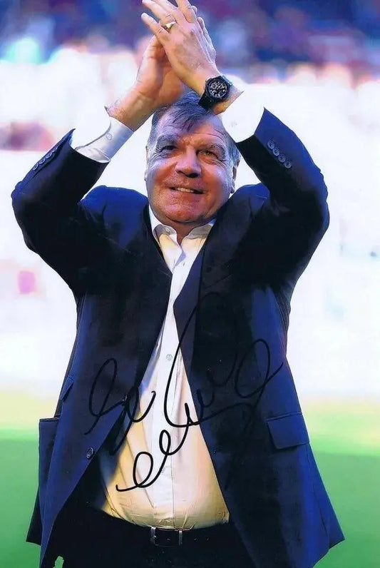 Sam Allardyce Signed Photo. - Darling Picture Framing