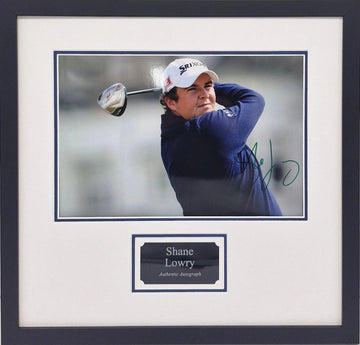 Shane Lowry Signed Photo - Framed with COA - Darling Picture Framing