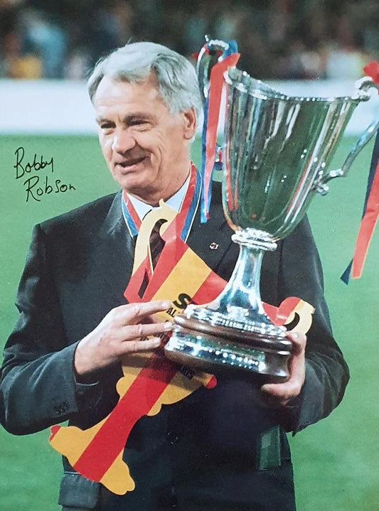 Sir Bobby Robson Signed Photo. - Darling Picture Framing