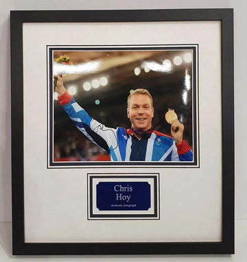 Sir Chris Hoy Signed Photo Framed. - Darling Picture Framing