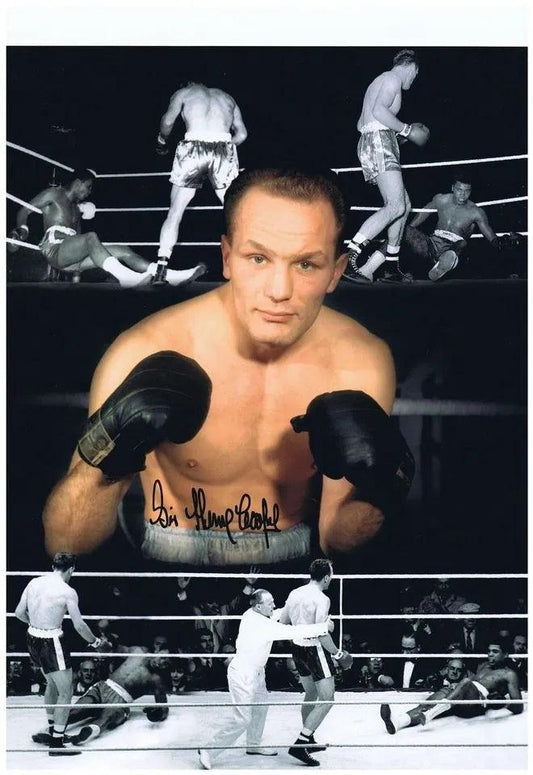 Sir Henry Cooper Signed Photo. - Darling Picture Framing
