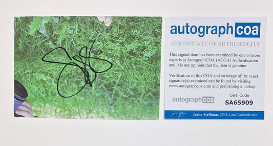 Snoop Dogg Signed Grass Card - Framed with COA - Darling Picture Framing