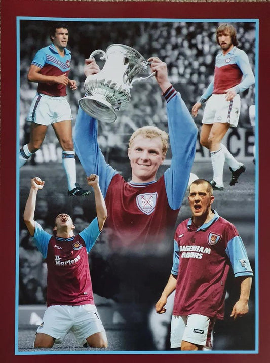 West Ham United Legends unsigned photo. - Darling Picture Framing